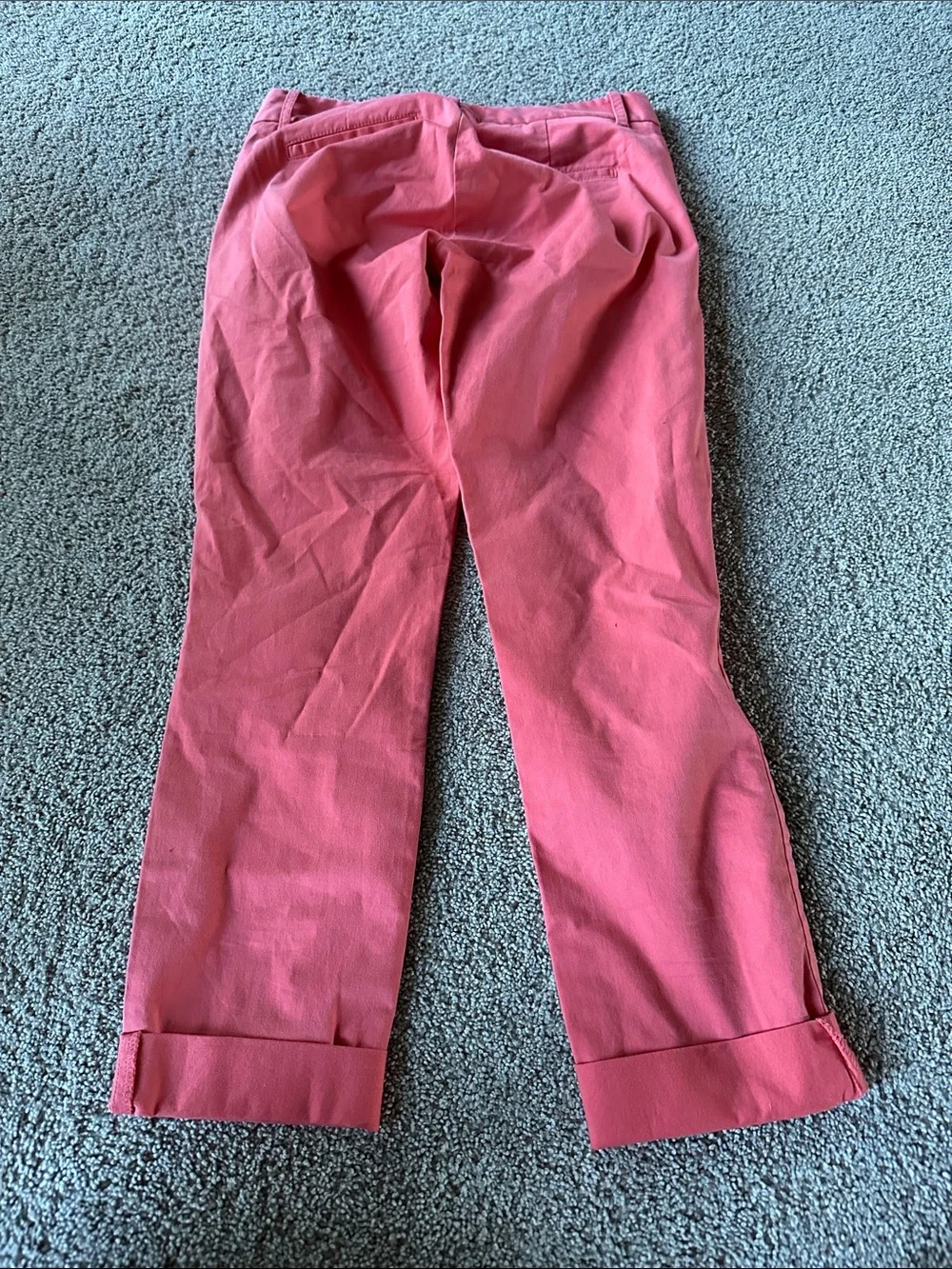 J. Crew Cropped Ankle Pants in Coral